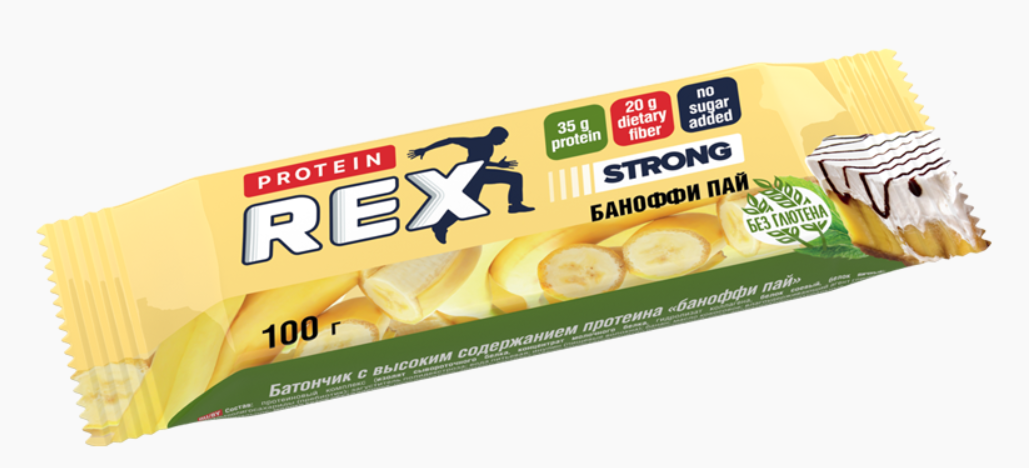 Протеиновый батончик ProteinRex Strong (100 гр.)