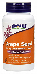 NOW Grape Seed Anti 100mg (100 капс.)