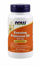 NOW Evening Primrose Oil 500mg (100 капс.)