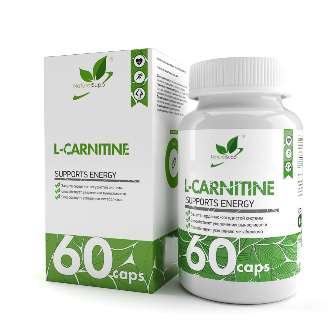 Natural Supp L - Carnitine tartrate (60 капс.)