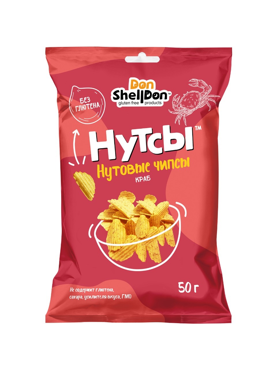 Чипсы Don Shelldon Нутсы нутовые (50 гр)
