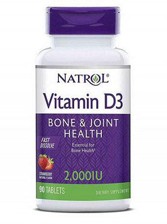 Natrol Vitamin D3 2000 IU (90 таб.)