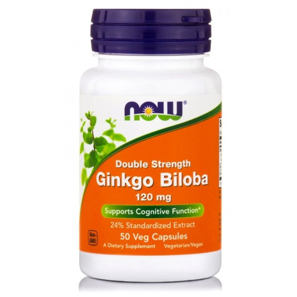 NOW Ginkgo Biloba 120 mg (50 капс)