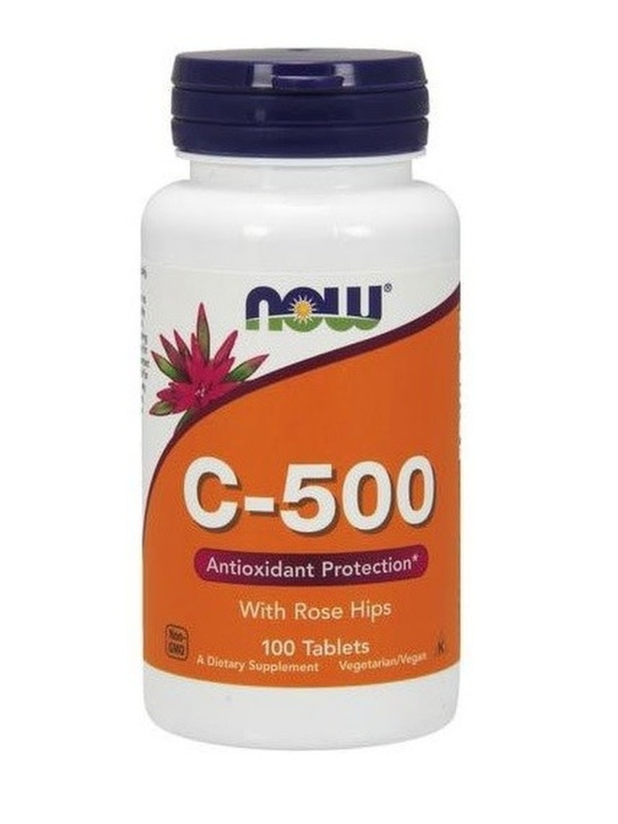 NOW Vitamin C-500 RH (100 табл.)