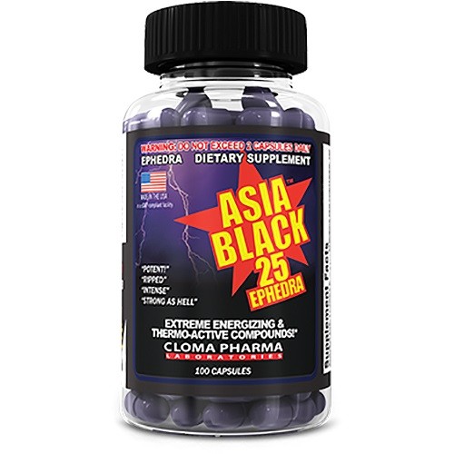 Cloma Pharma Asia Black 25 (100 капс.)