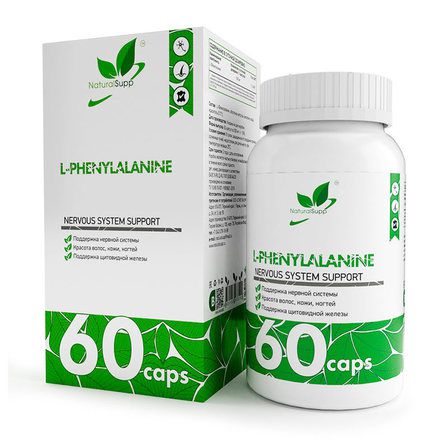 Natural Supp L-Phenylalanine (60 капс.)