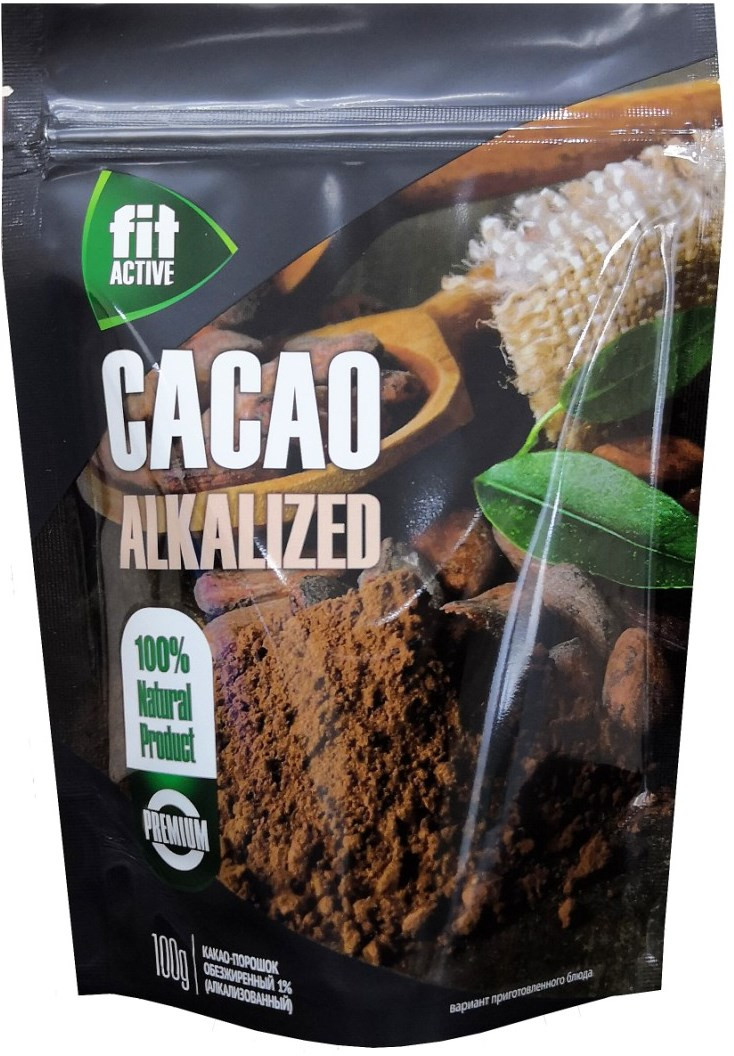 Какао обезжиренный 1% элитный Fit Active (100 гр.)