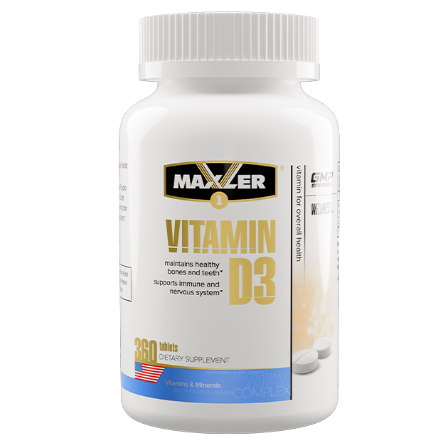 Maxler Vitamin D3 (360 табл.)