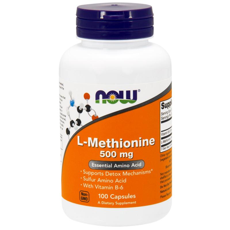 NOW L-Methionine 500mg (100 капс.)