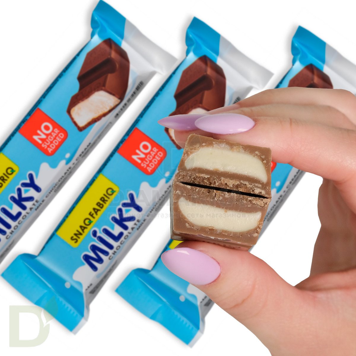 SNAQ FABRIQ Молочный шоколад MILKY (34 гр.)