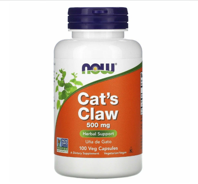 NOW Cat's Claw 500mg (100 капс.)