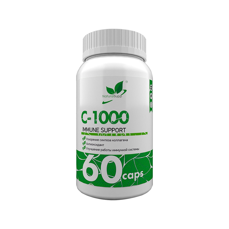 Natural Supp Vitamin C-1000 (60 капс.)