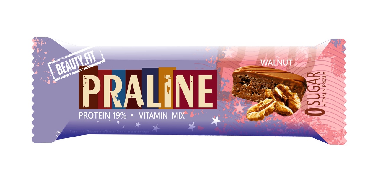 Beauty.Fit Батончик PRALINE CRUNCH (50 гр.)