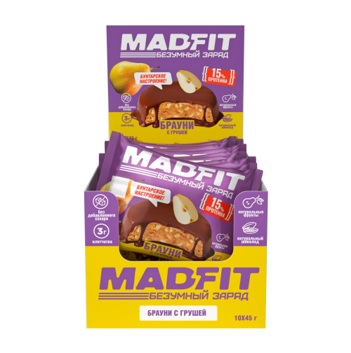 Mad Fit Брауни глазированное (45 гр.)