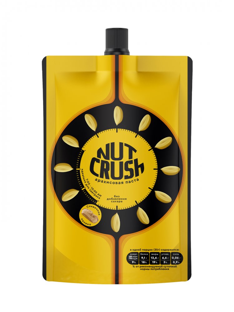 Mr.DjemiusZERO Паста арахисовая NutCrush (200 гр.)