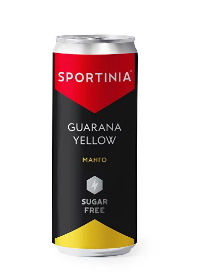 Sportinia Guarana 2400 mg газ.- Алюминий (330 мл.)