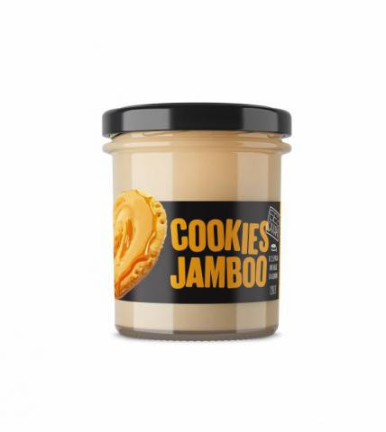 Сливочный крем "COOKIES JAMBOO" со вкусом печенья и карамелью, ZERO, (290 гр.)