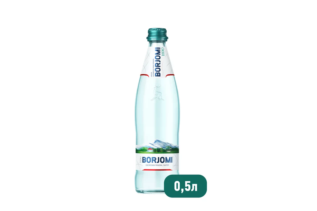 Вода минеральная Borjomi газ. (0,5 л.)
