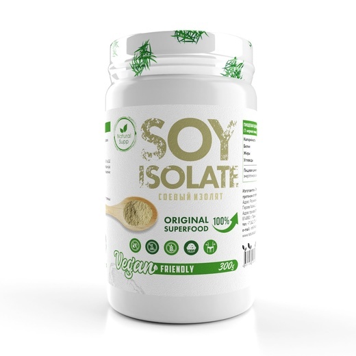 Natural Supp Soy Protein Isolate (300 гр.)