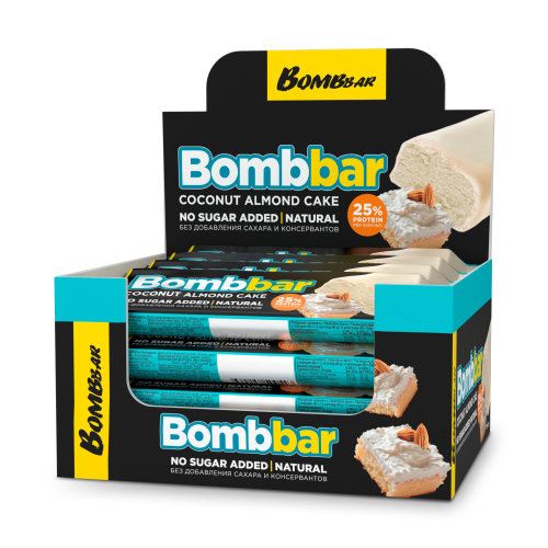 Батончик Bombbar глазированный (40 гр.)