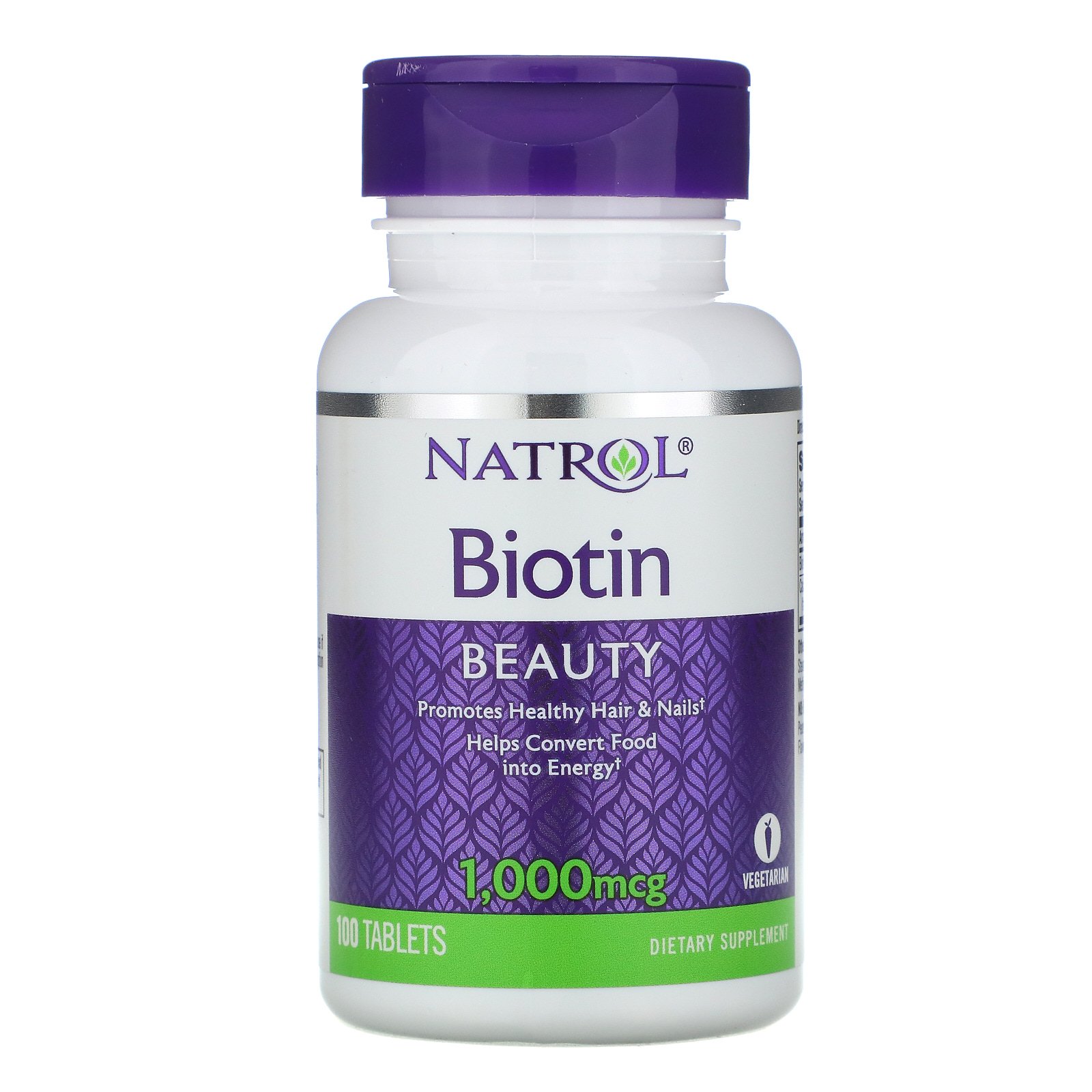 Natrol Biotin 1000 mcg (100 таб.)