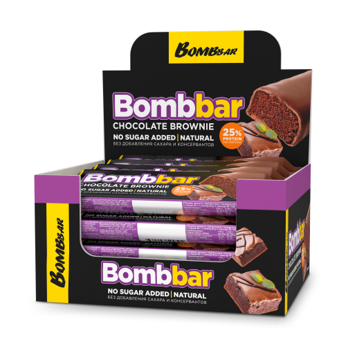 Батончик Bombbar глазированный (40 гр.)