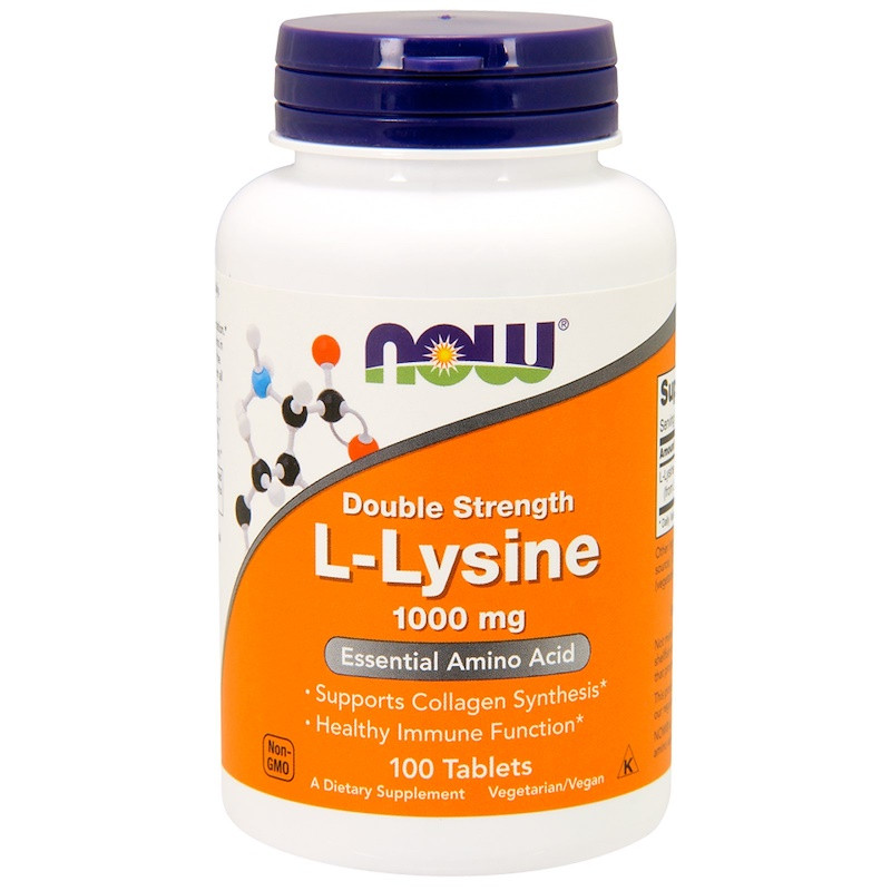Now L-Lysine, 1000 мг (100 таб.)