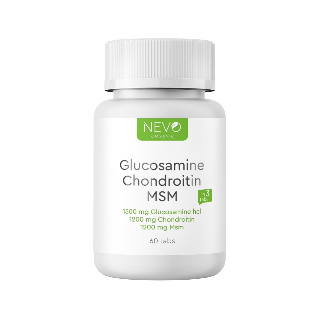 NEVO organic Glucosamine Chondroitine MSM (60 таб.)