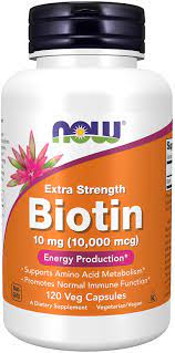 NOW Biotin 10000mcg (120 капс.)