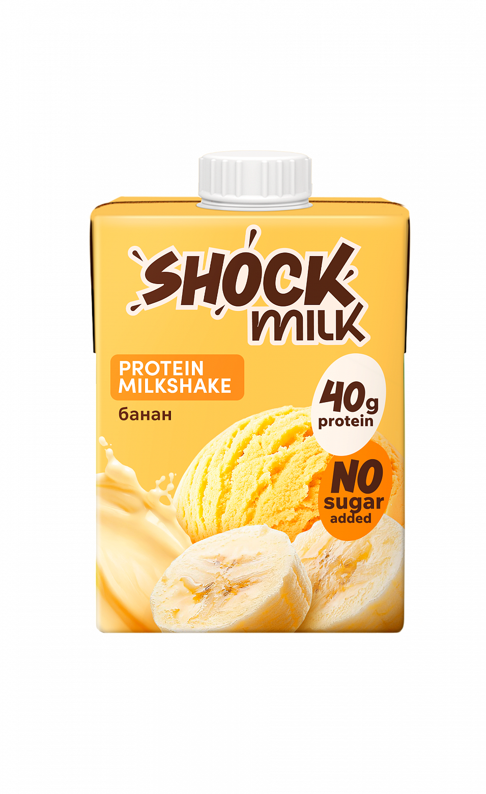 FitnesShock коктейль молочный Shock Milk (480 мл.)