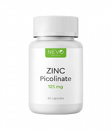 NEVO organic Zinc Picolinate 125mg (60 капс.)