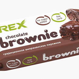 ProteinRex Brownie Пирожное протеиновое (50 гр.)
