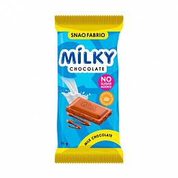 SNAQ FABRIQ молочный шоколад MILKY (75 гр.)