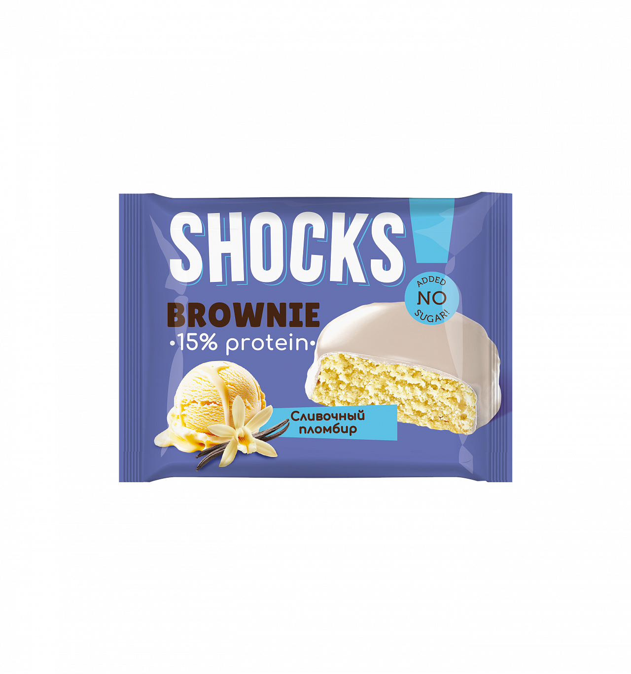 Брауни FitnesShock (50 гр.) SHOCKS