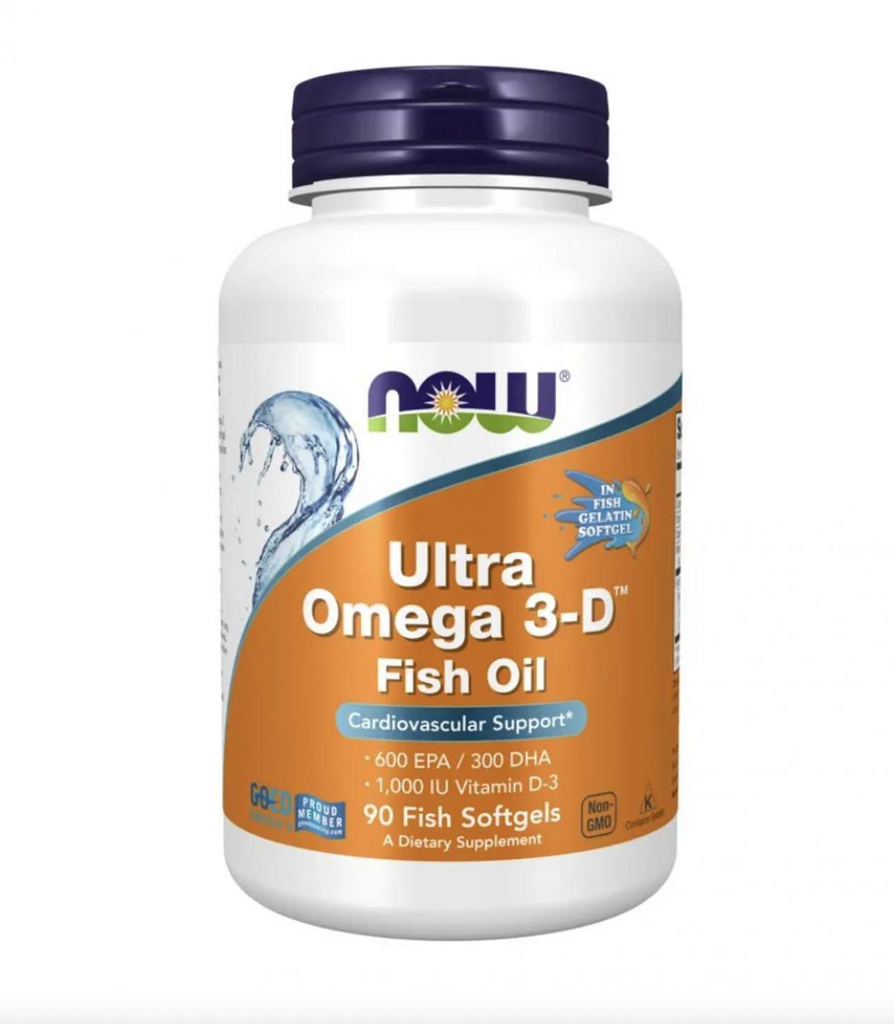 NOW Ultra Omega 3-D Fish Oil (90 капс.)