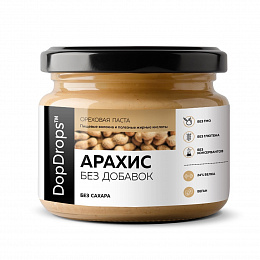 DopDrops Арахисовая паста без добавок (250 гр)