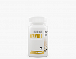 Maxler Vitamin E Natural form 150mg (60 гел. капс.)