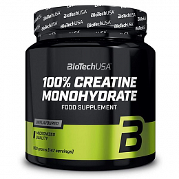 BioTechUSA 100% Creatinе Monohydrate (100% моногидрат креатина») 500 г (Банка)