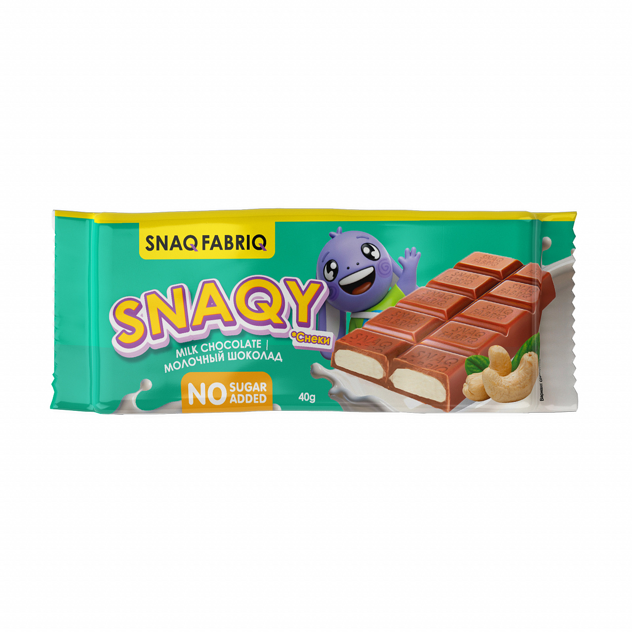 SNAQ FABRIQ Молочный шоколад SNAQY (40 гр.)