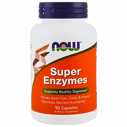 NOW Super Enzyme (90 капс.)
