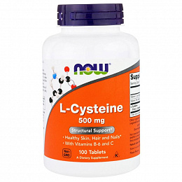 NOW L-Cysteine 500mg (100 табл.)