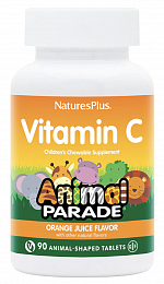 NaturesPlus Детский Vitamin C с сахаром (90 жев. табл.)