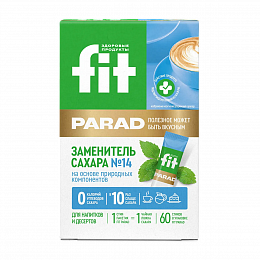 Заменитель сахара на основе стевии Fit Parad №14 саше (30гр/60 шт.)