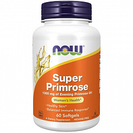 NOW SUPER PRIMROSE 1300mg (60 капс.)