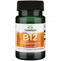 Swanson Vitamin B12 (30 капс)