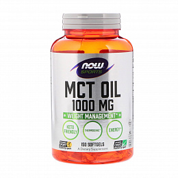 NOW MCT Oil 1000mg (150 капс.)