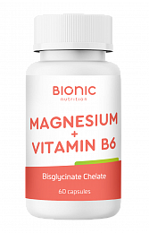 Bionic Magnesium Chelate Bisglycinate + B6 (60 капс.)