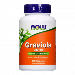 NOW Graviola 500mg (100 капсул)