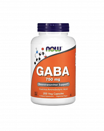 NOW GABA 750 mg (200 вег. капс.)