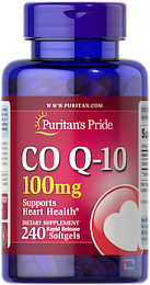 Puritan`s Pride Co Q-10 100 mg (240 гель. капс.)